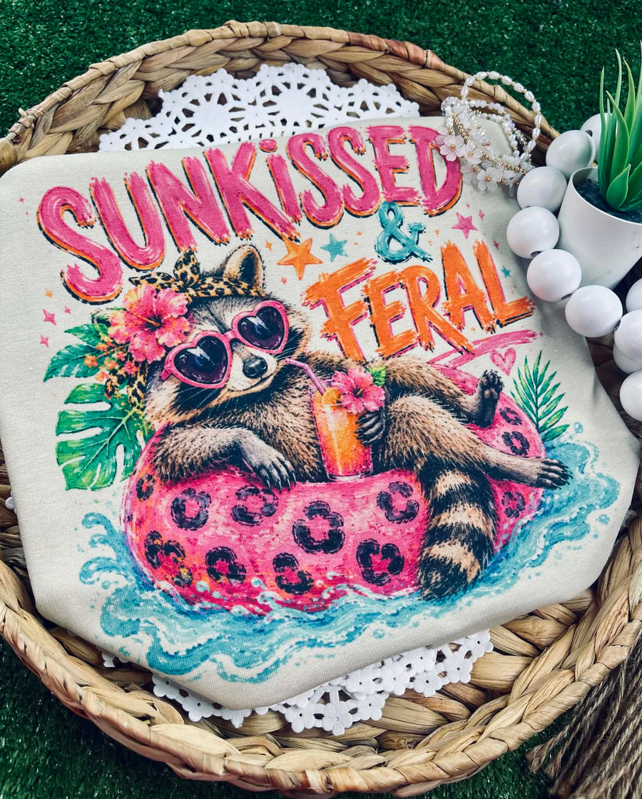 Sun-kissed and Feral (Gildan Tee) - Pretty Petty Co