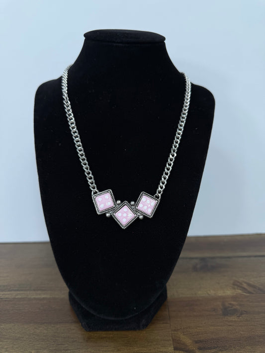 Triple Dice Necklace (FINAL SALE)