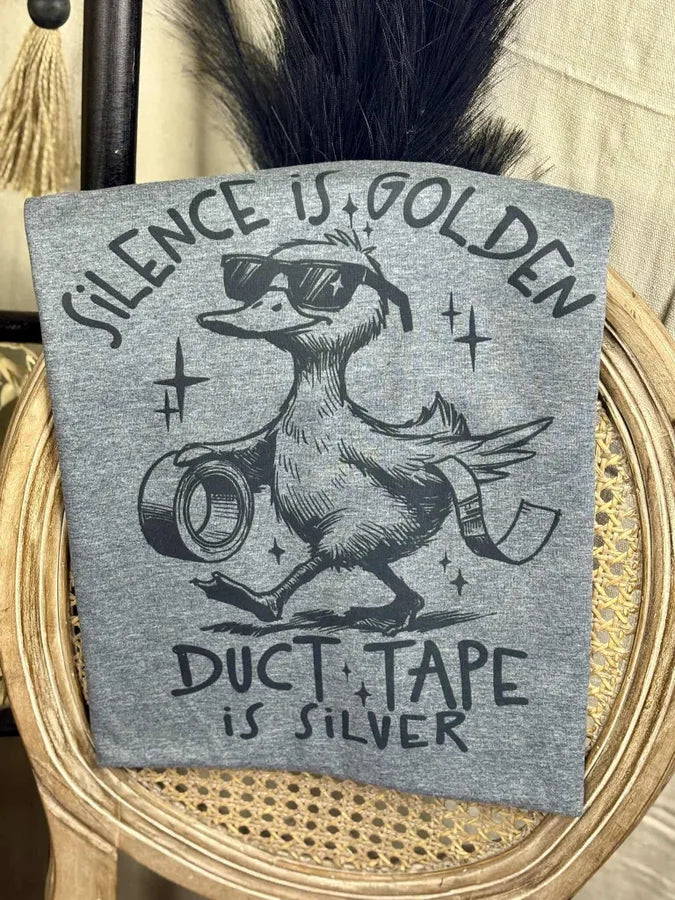 Silence is Golden (Gildan Softstyle Tee) - Pretty Petty Co