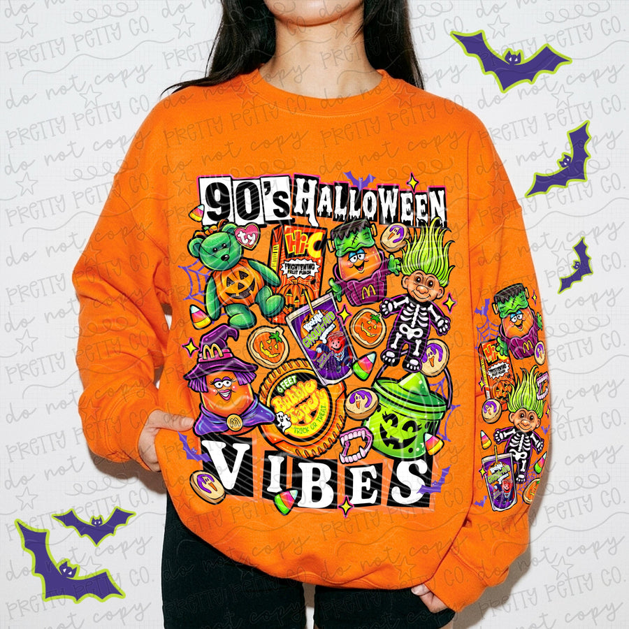 90s Nostalgia Halloween Vibes Graphic Tee