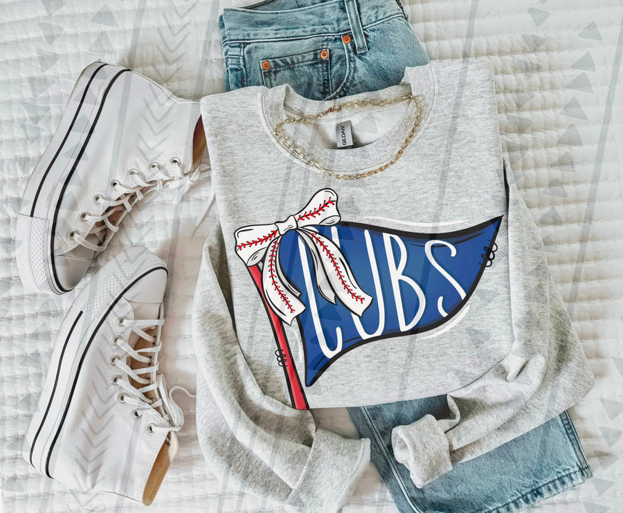 Baseball Team Pennant Flag Graphic Tee | Retro Game Day Shirt | Ballpark Aesthetic - Pretty Petty Co