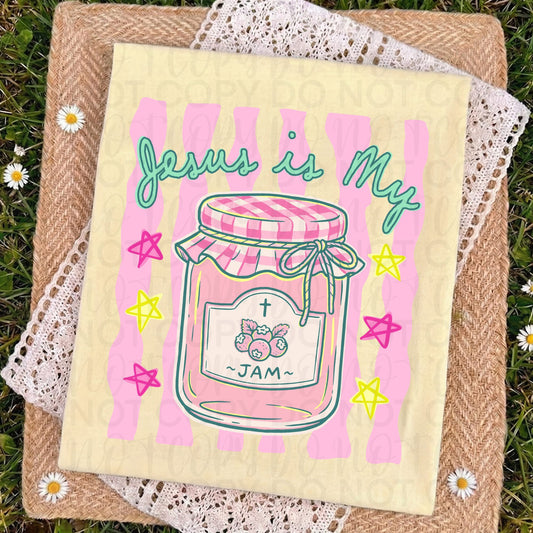 Jesus is my Jam Shirt | Faith Bow Graphic Tee | Comfort Colors Tee