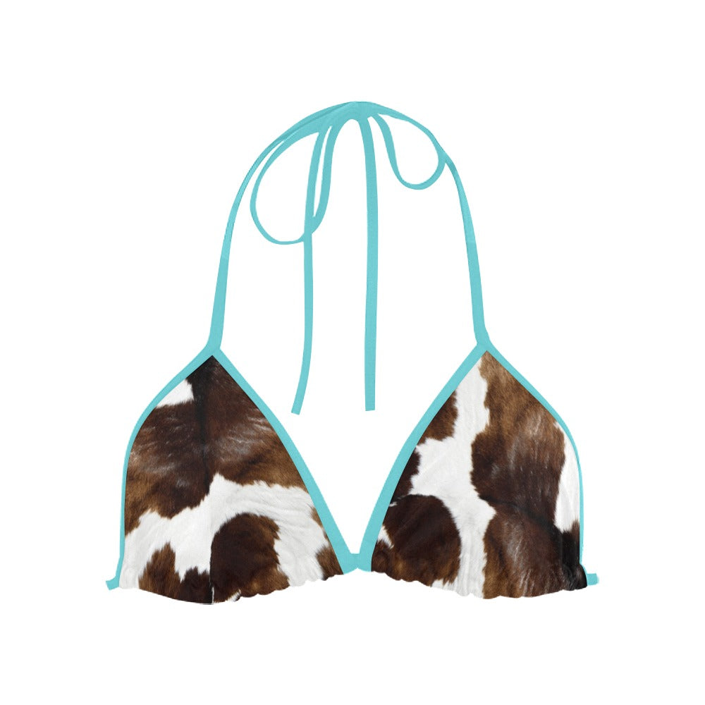 Cow Print Bikini Tops/Bottoms Sold Separately - Pretty Petty Co