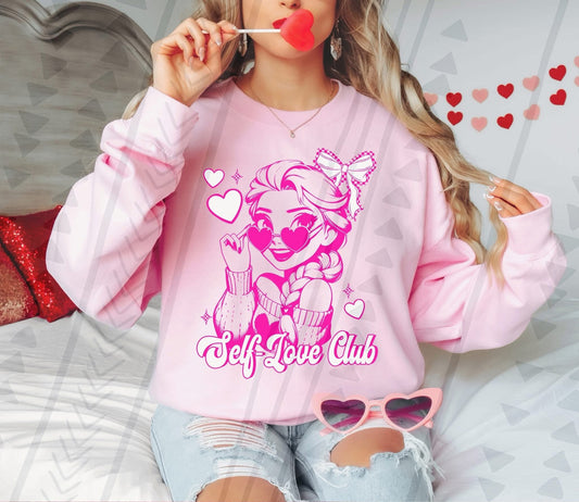 Princesses Say Self Love Club Gildan Graphic Tee – Empowerment & Positive Vibes