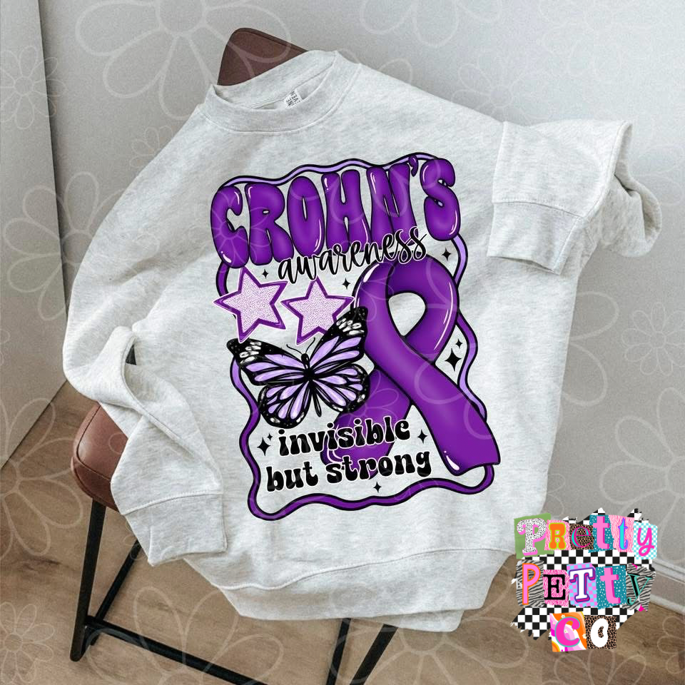 Crohn’s Disease Awareness Tee | IBD Support Shirt | Chronic Illness Awareness - Pretty Petty Co