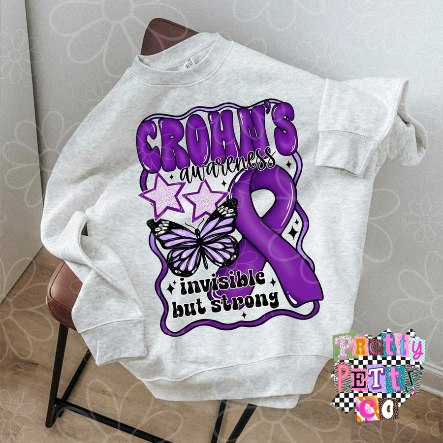 Crohn’s Disease Awareness Tee | IBD Support Shirt | Chronic Illness Awareness - Pretty Petty Co