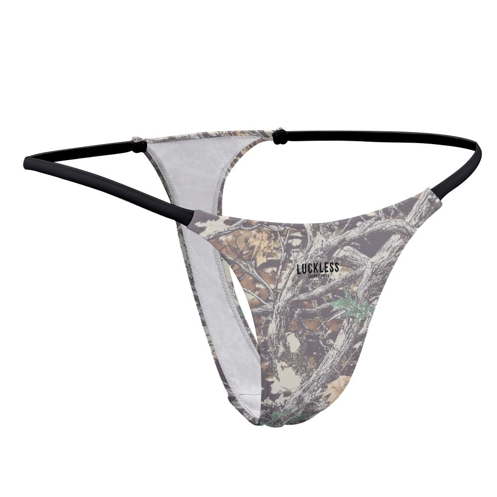 Faded Camo Yoga Thong - Pretty Petty Co