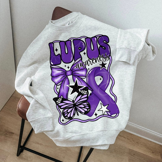 Lupus Awareness Graphic Tee – Support & Advocacy Shirt – Unisex DTF Print – Kids & Adult Sizes