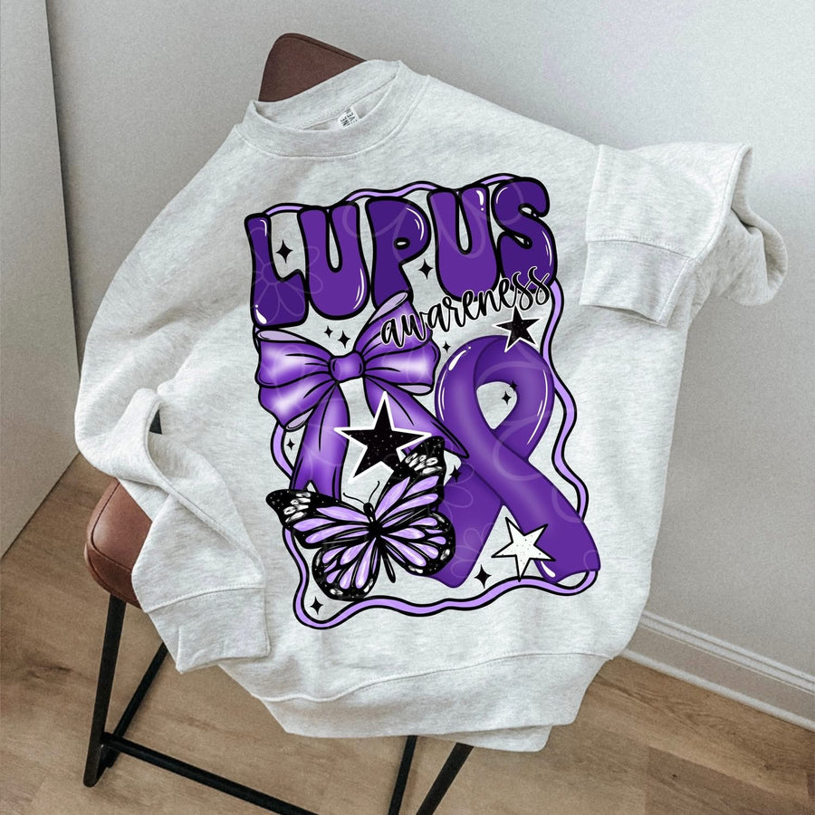 Lupus Awareness Graphic Tee – Support & Advocacy Shirt – Unisex DTF Print – Kids & Adult Sizes - Pretty Petty Co