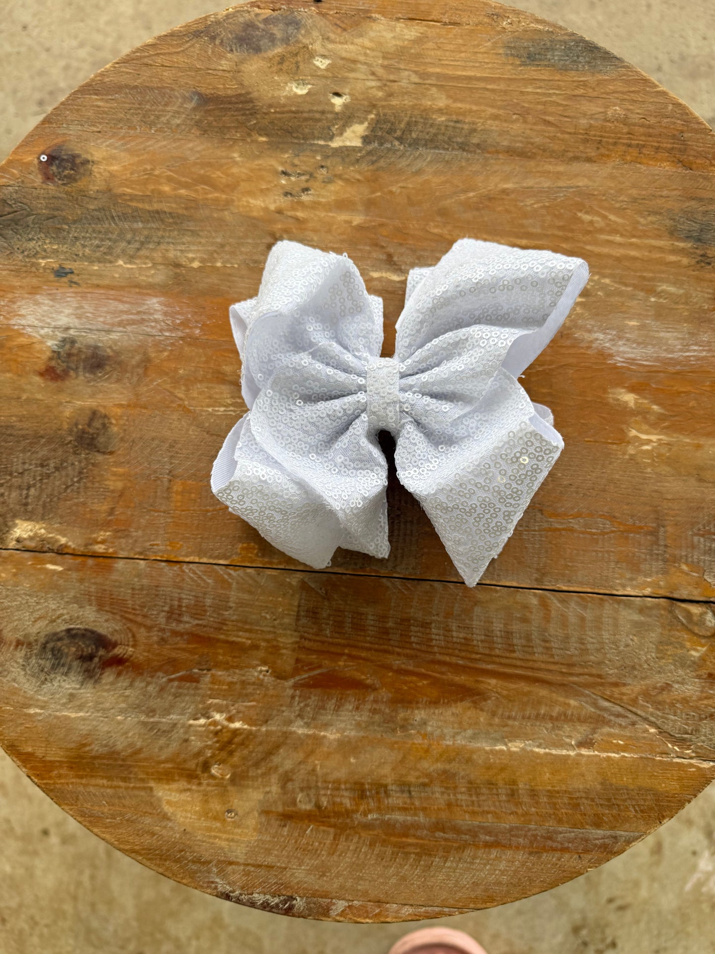 Sequin 7 inch bows (FINAL SALE)