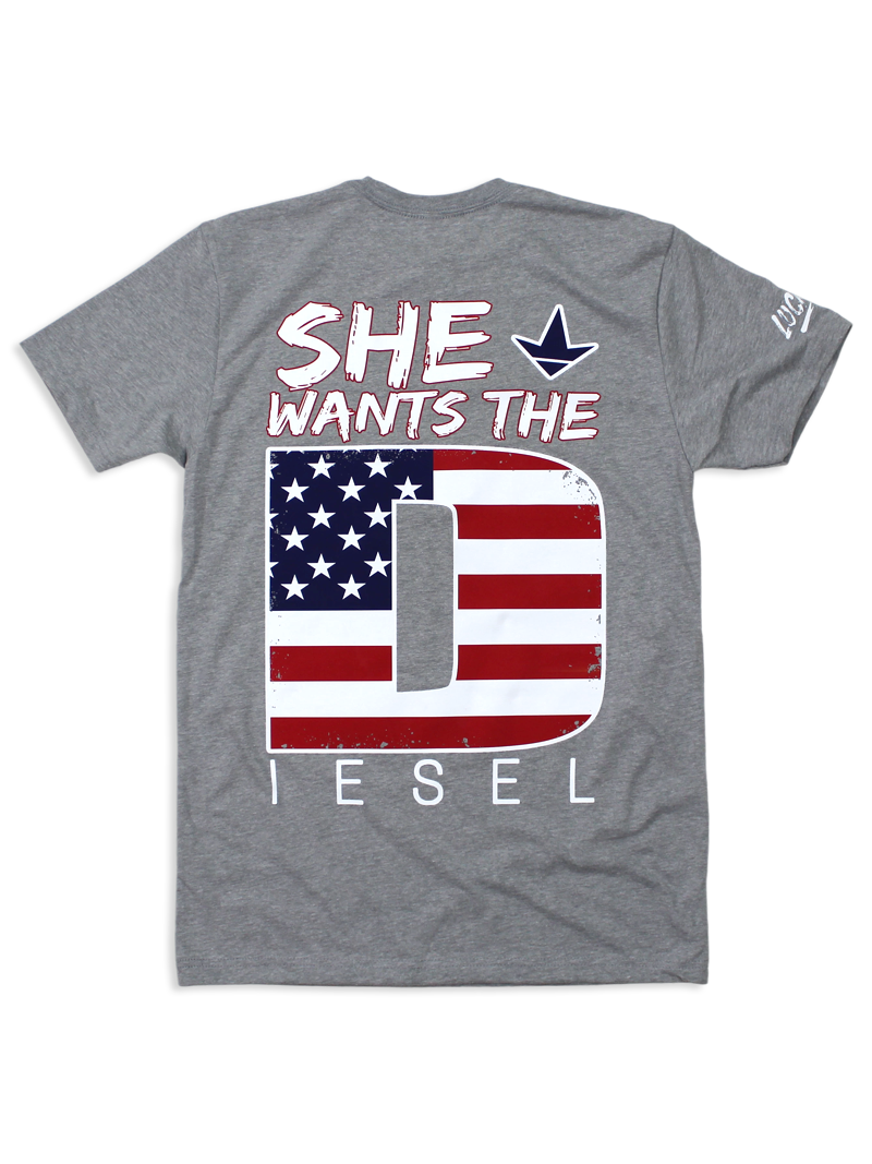 She Wants the Diesel Americana Tee - Pretty Petty Co