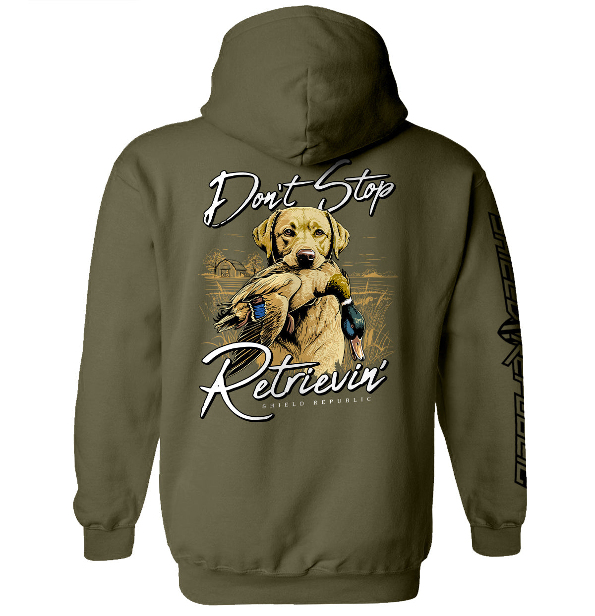 Don't Stop Retrievin Yellow Lab - Pretty Petty Co