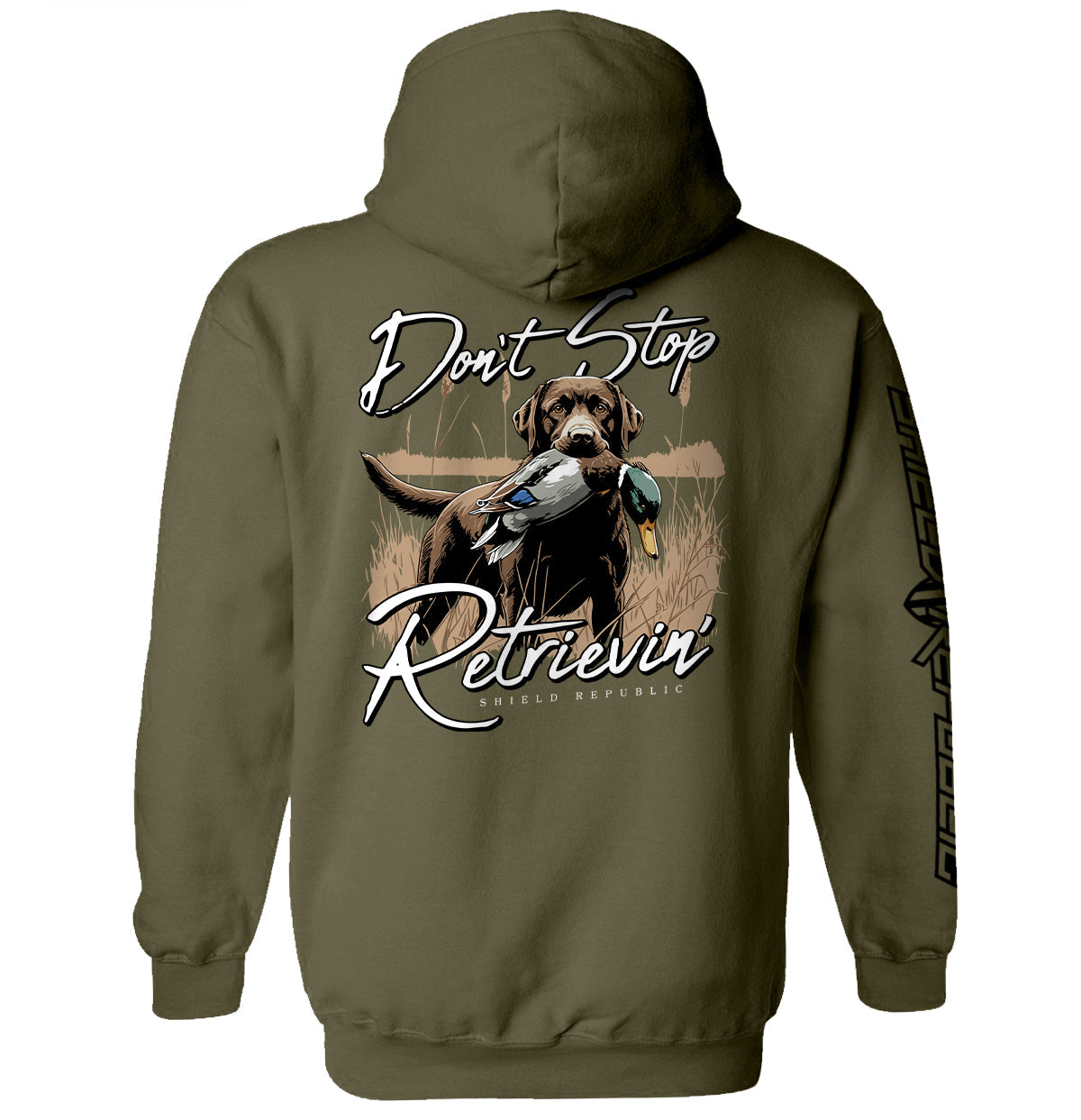 Don't Stop Retrievin' Chocolate Lab - Pretty Petty Co