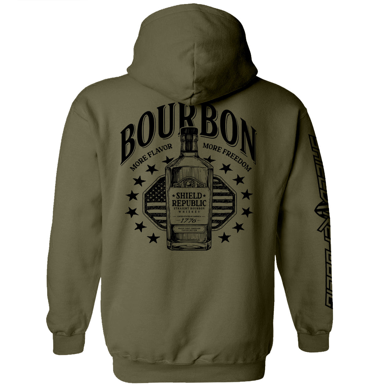 Bourbon More Flavor More Freedom - Pretty Petty Co