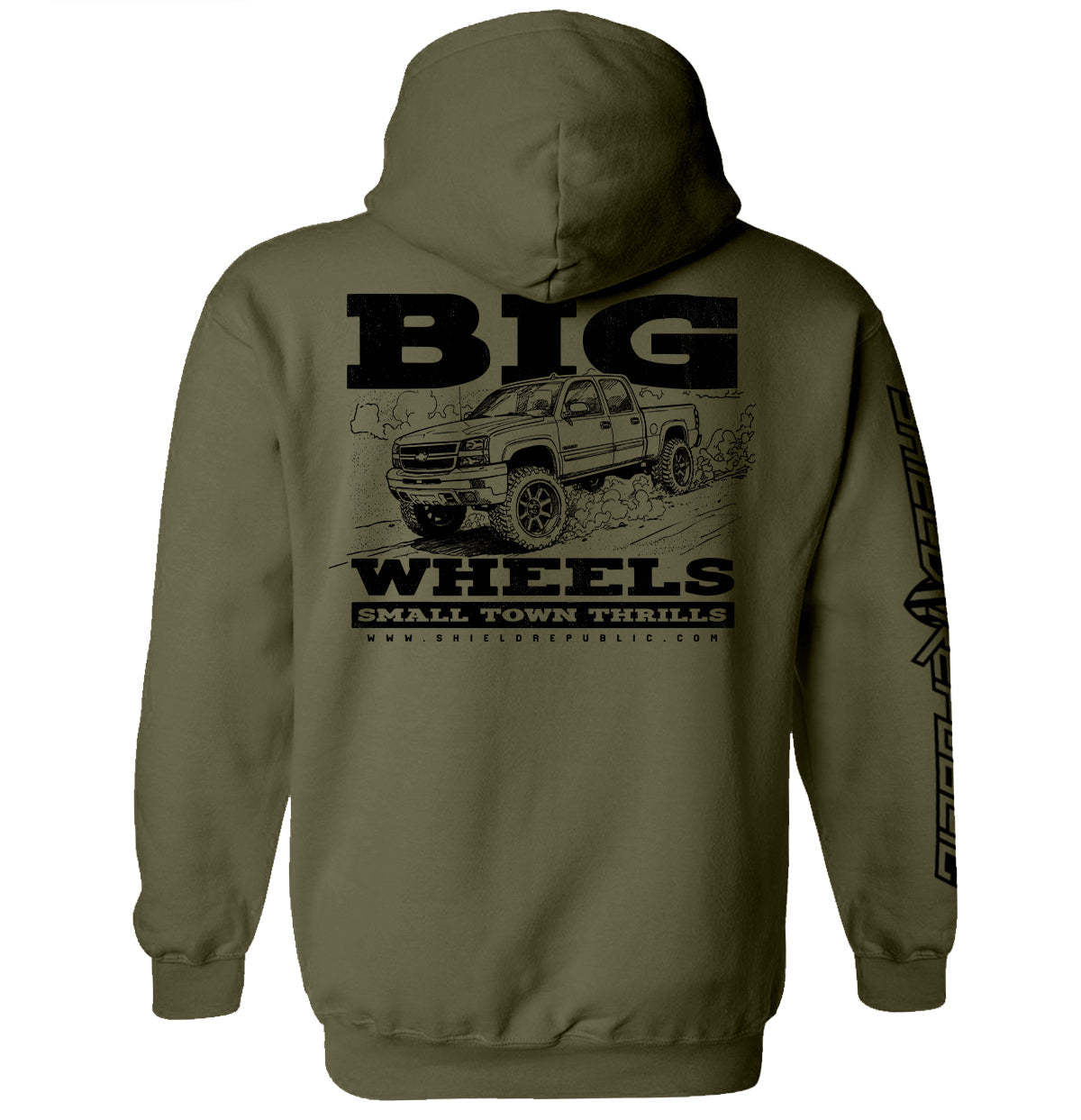 Big Wheels Small Town Thrills - Pretty Petty Co