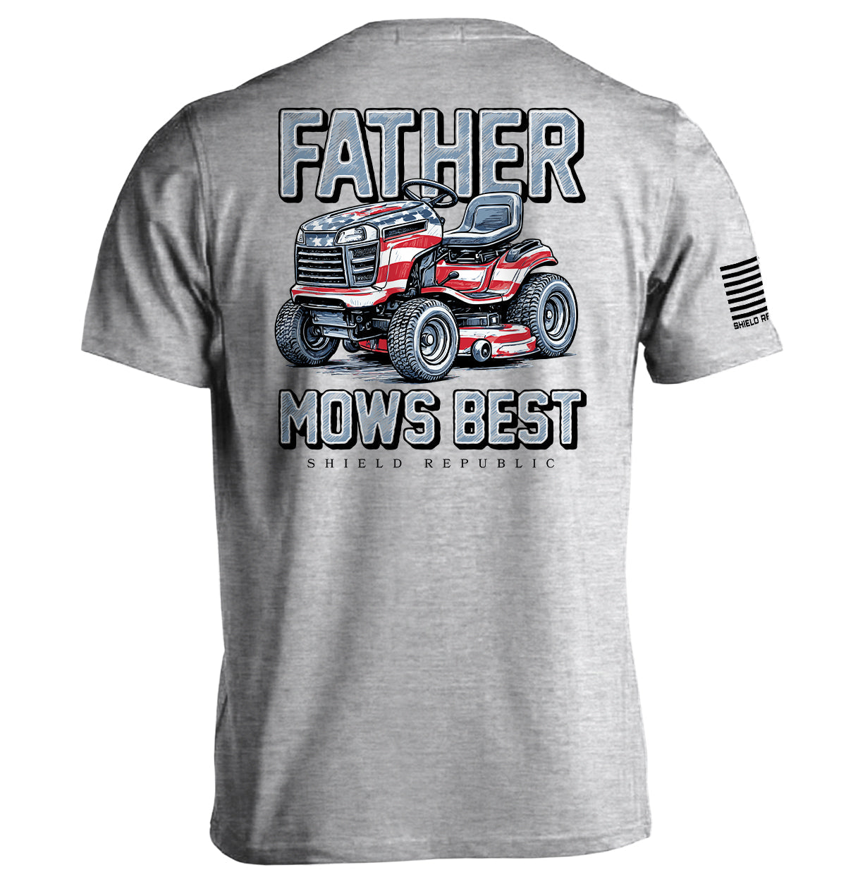 Father Mows Best Stars and Stripes - Pretty Petty Co