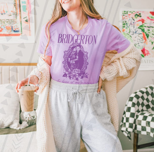 BRDG Inspired Graphic Tee | Regency Romance Fan Shirt | Boutique Statement T-Shirt