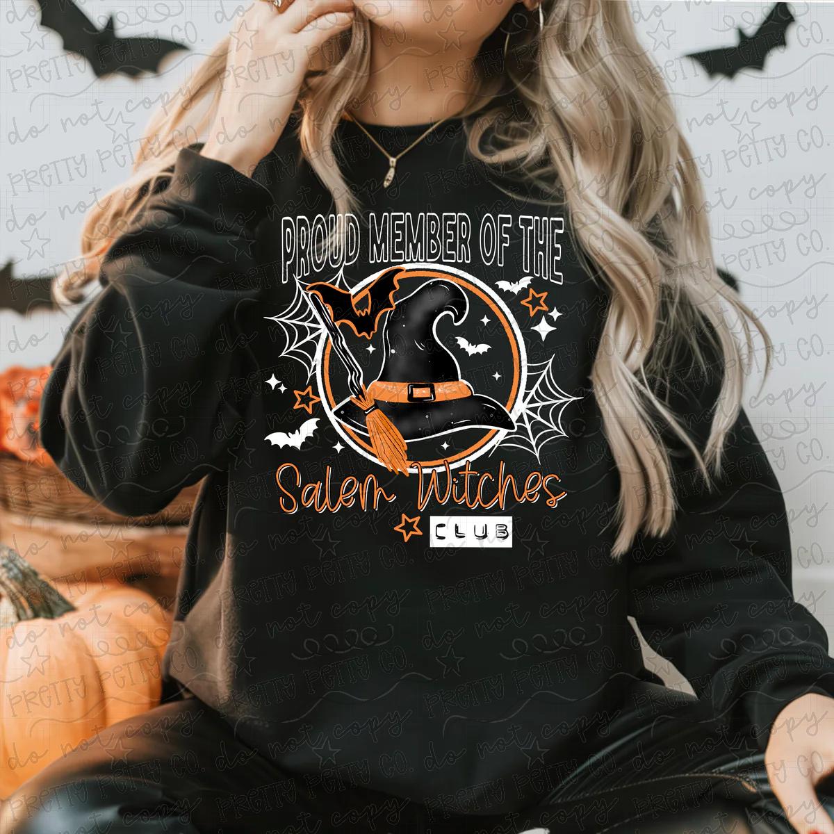 Proud Member of the Salem Witches Club Graphic Tee | Witchy Halloween Shirt | Spooky Season Women’s Tee