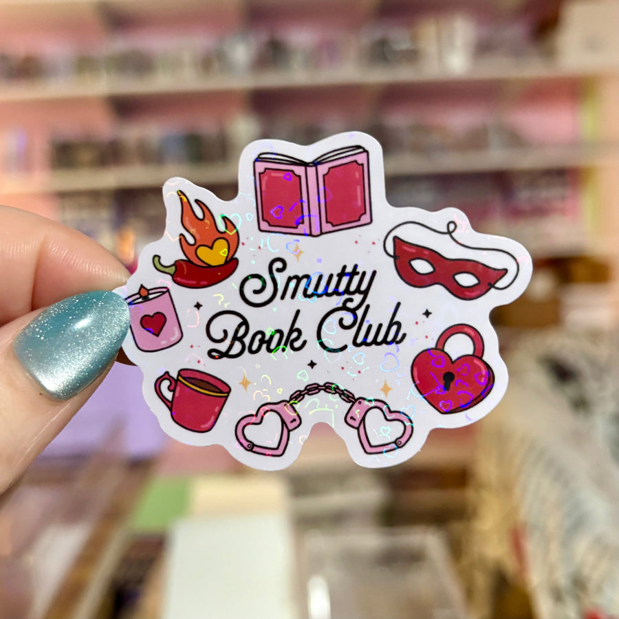 Smutty Book Club Symbols Sticker - Pretty Petty Co