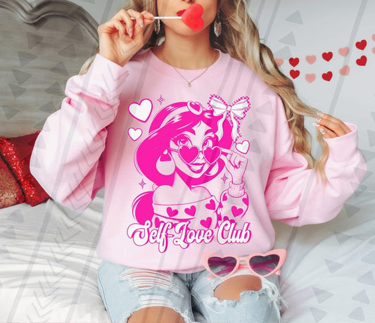 Princesses Say Self Love Club Gildan Graphic Tee – Empowerment & Positive Vibes