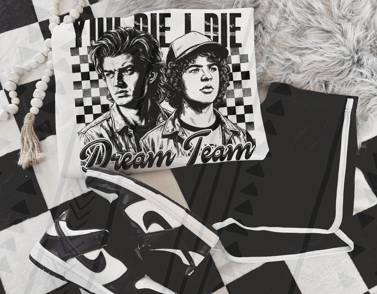 ST You Die I Die Shirt – TV Series Fan Graphic Tee – Unisex DTF Print – Youth & Adult Sizes - Pretty Petty Co