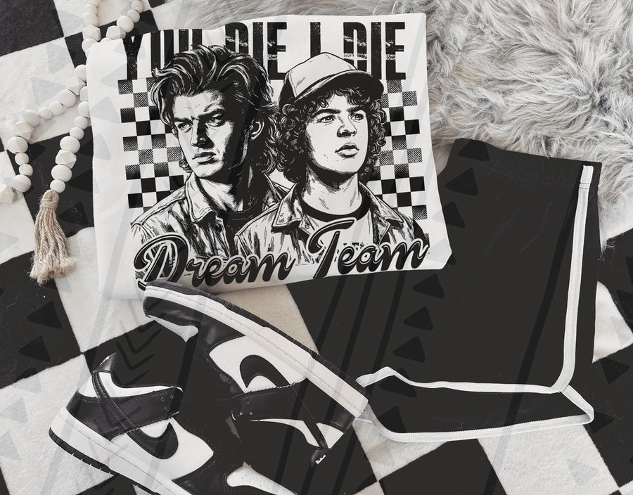 ST You Die I Die Shirt – TV Series Fan Graphic Tee – Unisex DTF Print – Youth & Adult Sizes - Pretty Petty Co