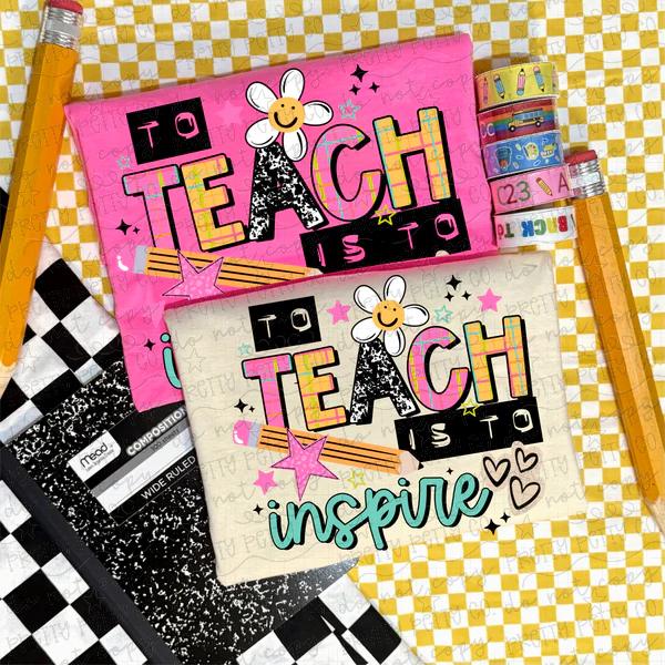 Teach Teacher Graphic Tee | Cute Back to School Shirt