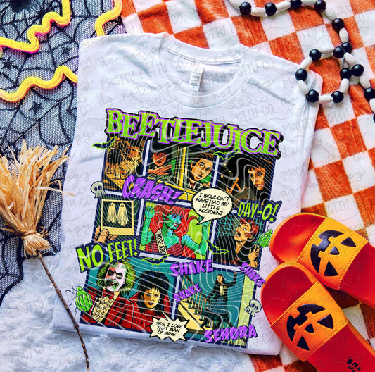 BJ Inspired Spooky Graphic Tee | Strange & Unusual Horror Shirt | Retro Gothic Apparel