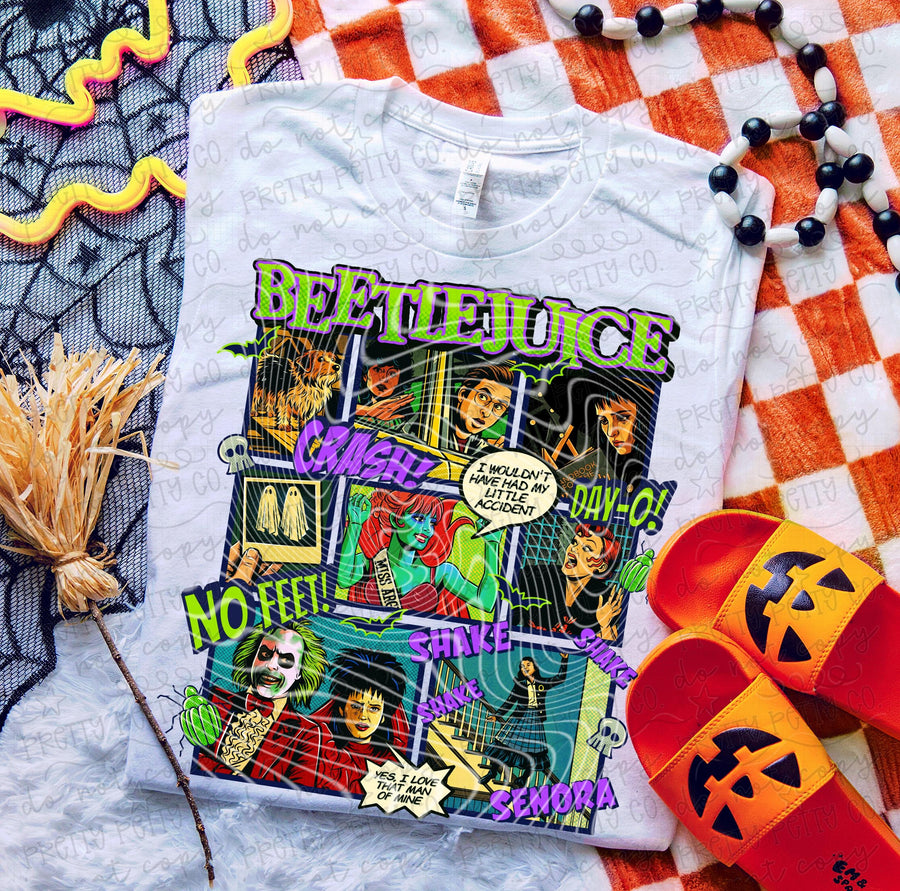 BJ Inspired Spooky Graphic Tee | Strange & Unusual Horror Shirt | Retro Gothic Apparel - Pretty Petty Co