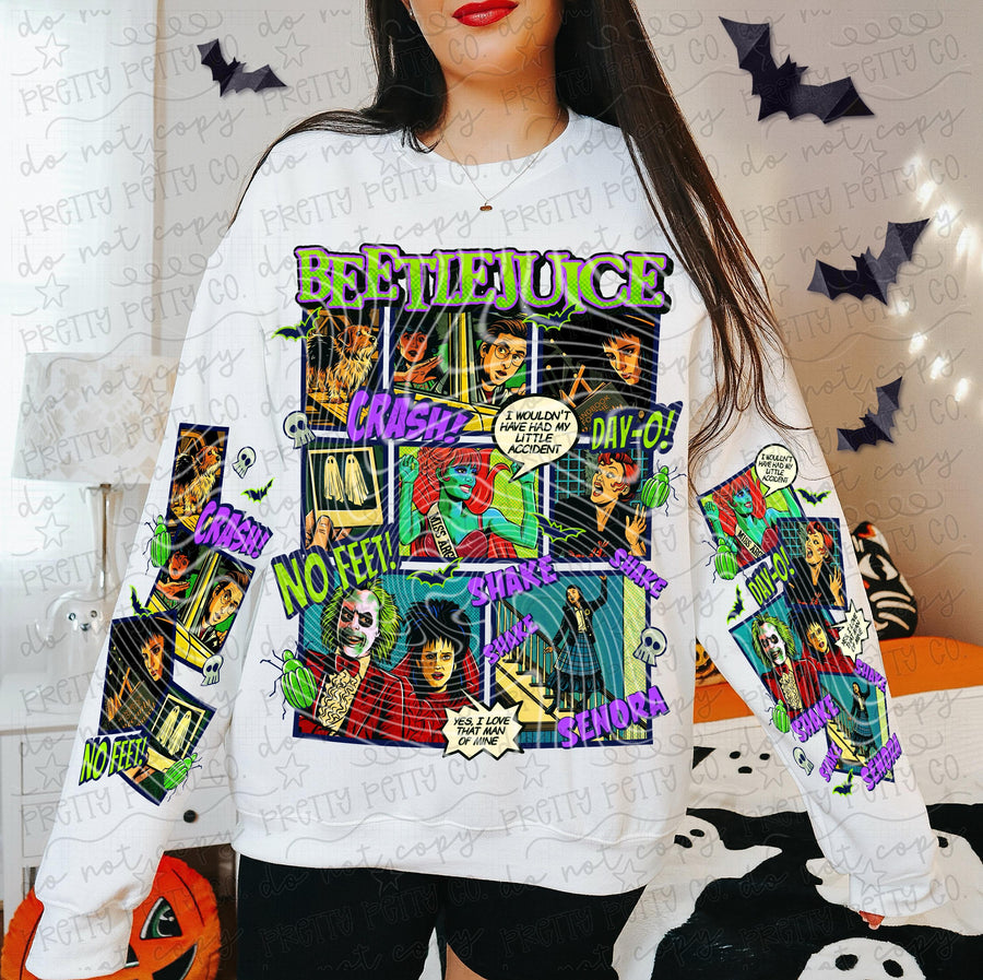 BJ Inspired Spooky Graphic Tee | Strange & Unusual Horror Shirt | Retro Gothic Apparel - Pretty Petty Co