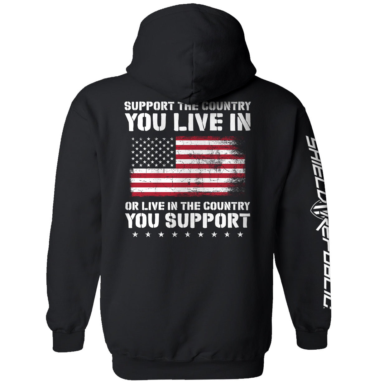 Support The Country You Live In Flag - Pretty Petty Co