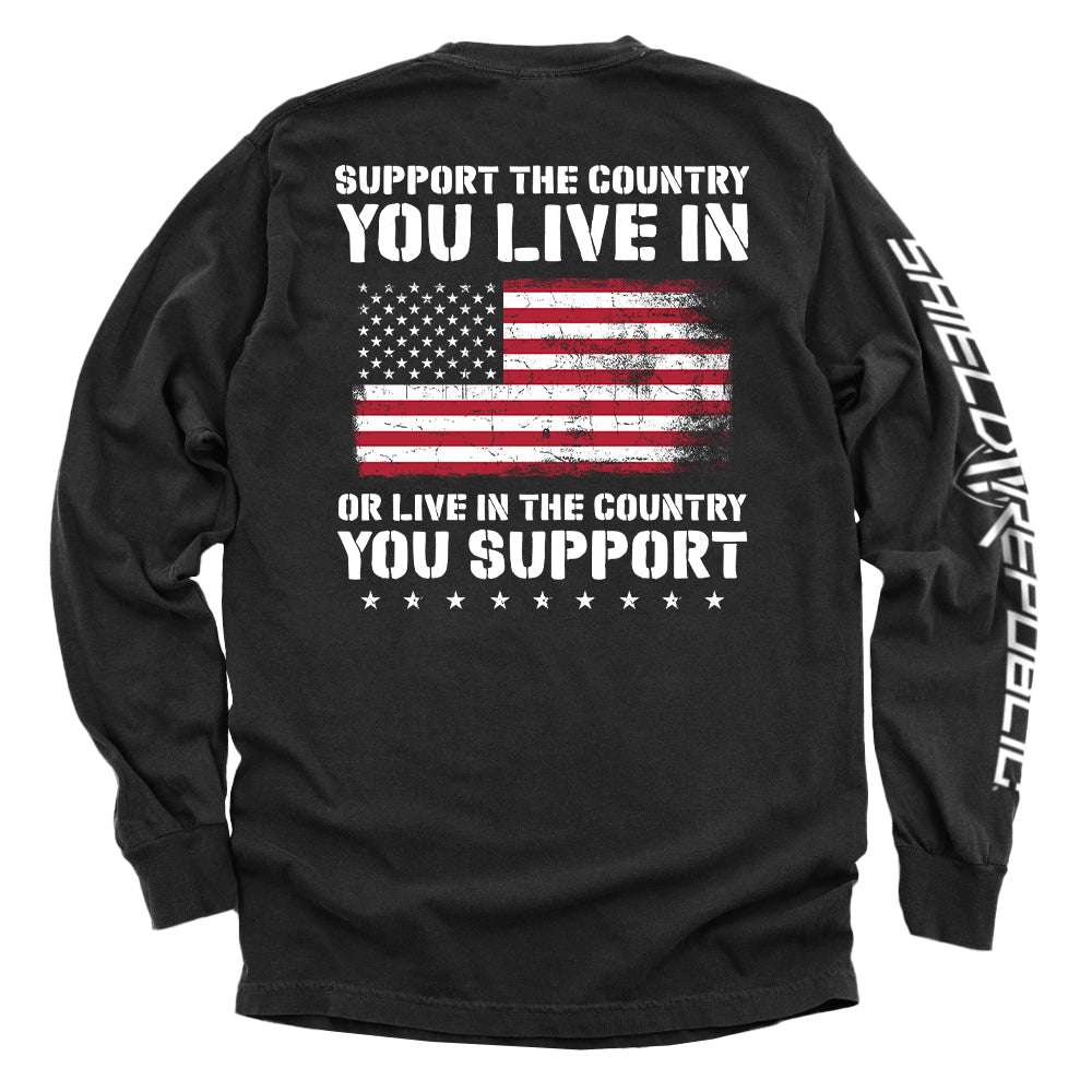 Support The Country You Live In Flag - Pretty Petty Co