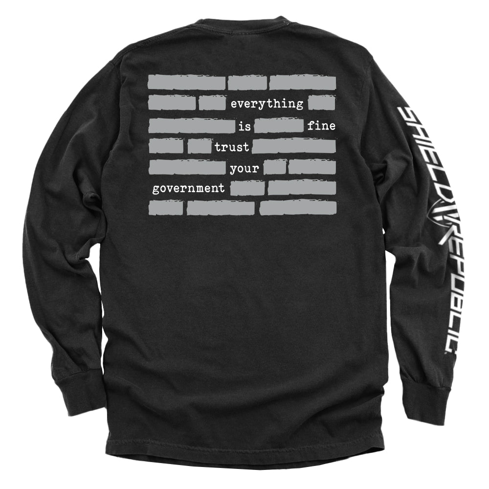 Trust The Government Redacted - Pretty Petty Co
