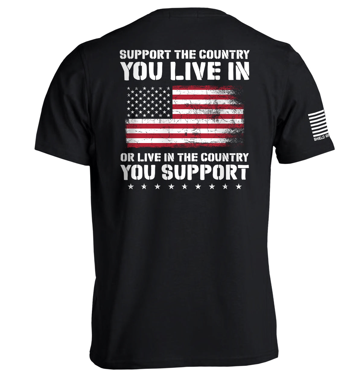 Support The Country You Live In Flag - Pretty Petty Co