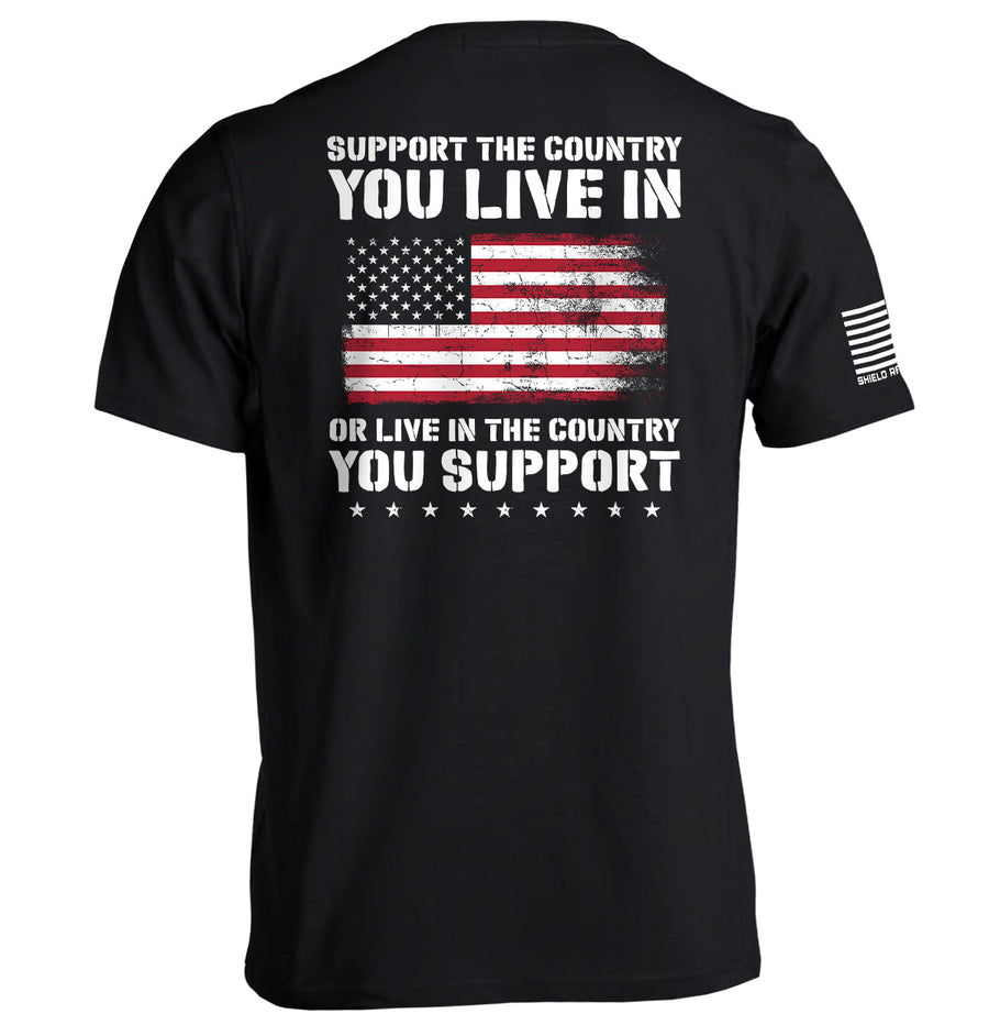 Support The Country You Live In Flag - Pretty Petty Co