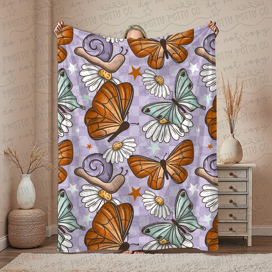 Slow Down Blanket – 50x60” Cozy Throw for Teens & Adults | Relaxing Inspirational Boutique Blanket