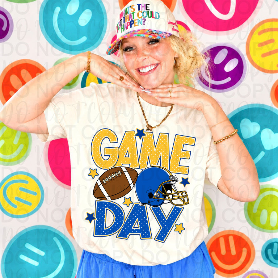 Game Day | Football Shirt | Cute Football Graphic Tee | Sports Fan Apparel | Tailgate Shirt