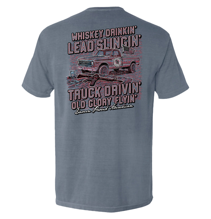 Damn Proud American Red White and Blue - Pretty Petty Co
