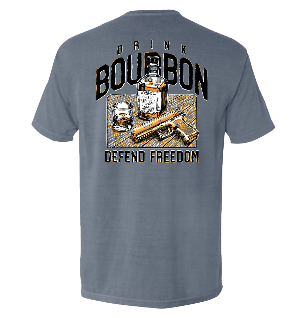 Drink Bourbon Defend Freedom - Pretty Petty Co