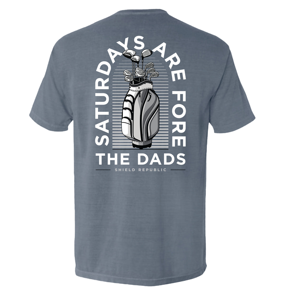 Saturdays Are For The Dads Golf Grey - Pretty Petty Co
