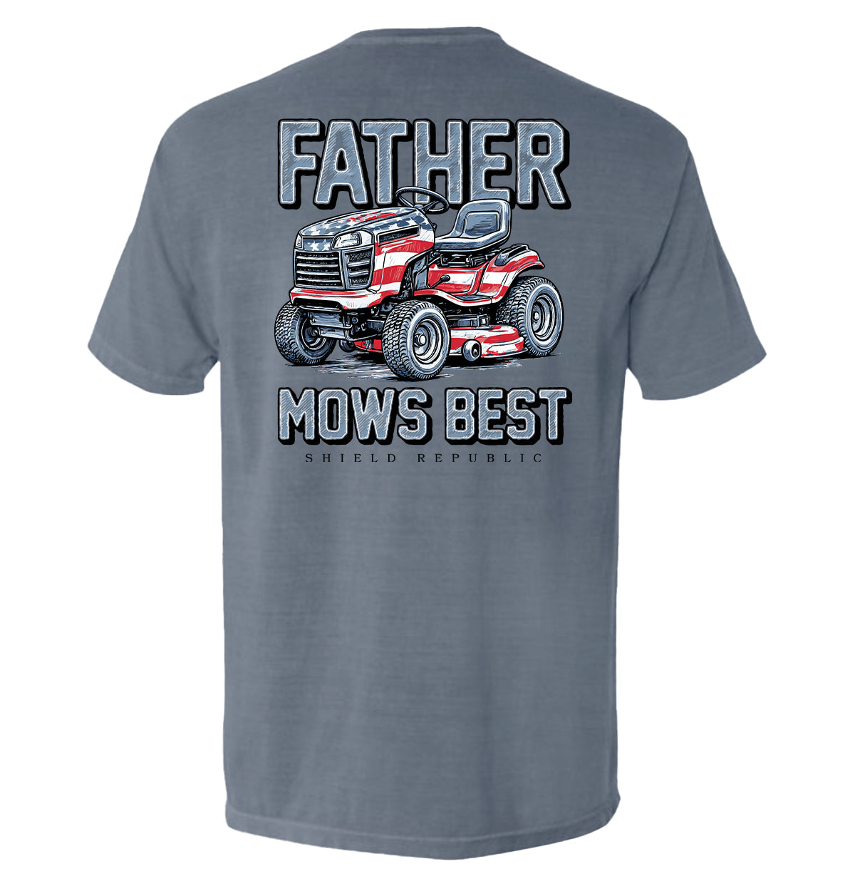 Father Mows Best Stars and Stripes - Pretty Petty Co