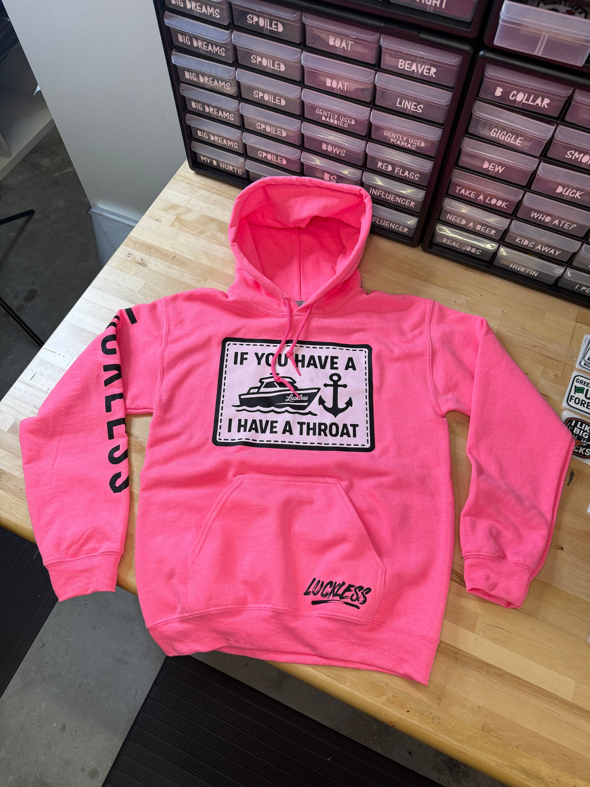 Boat Throat Hoodie - Pretty Petty Co