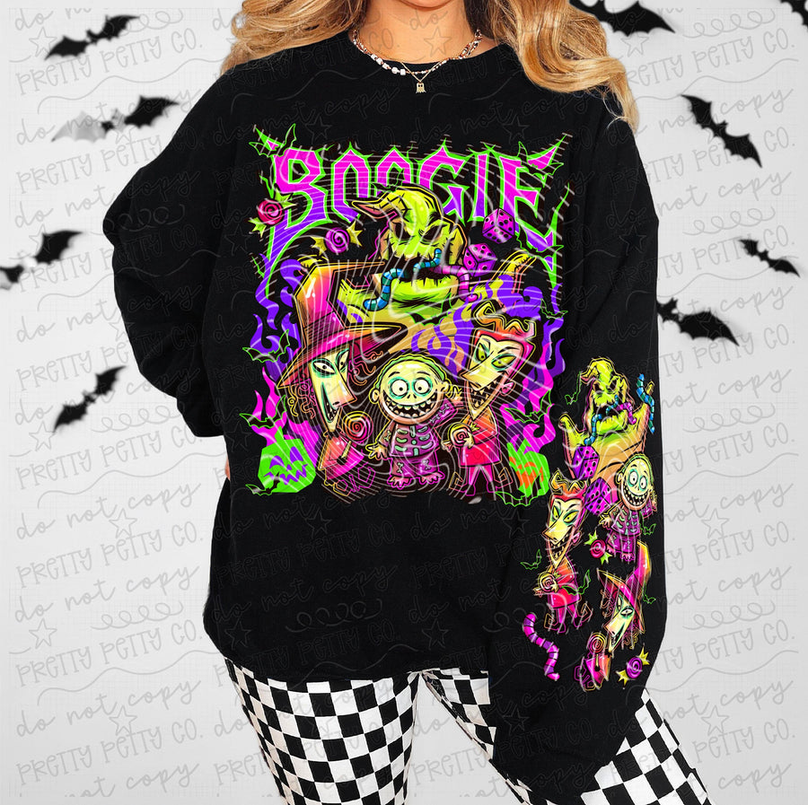 Boogie Spooky Graphic Tee | Creepy Cute Horror Shirt | Retro Gothic Apparel - Pretty Petty Co