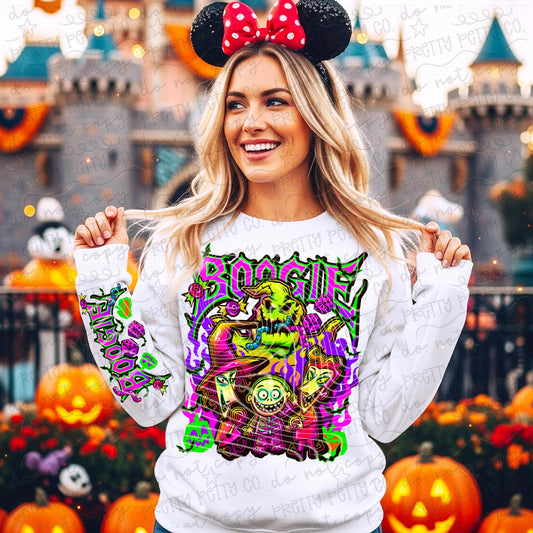 Boogie Spooky Graphic Tee | Creepy Cute Horror Shirt | Retro Gothic Apparel