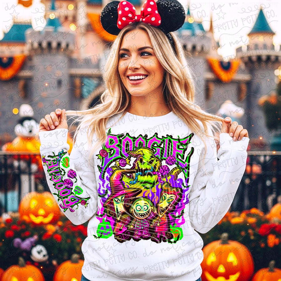 Boogie Spooky Graphic Tee | Creepy Cute Horror Shirt | Retro Gothic Apparel - Pretty Petty Co