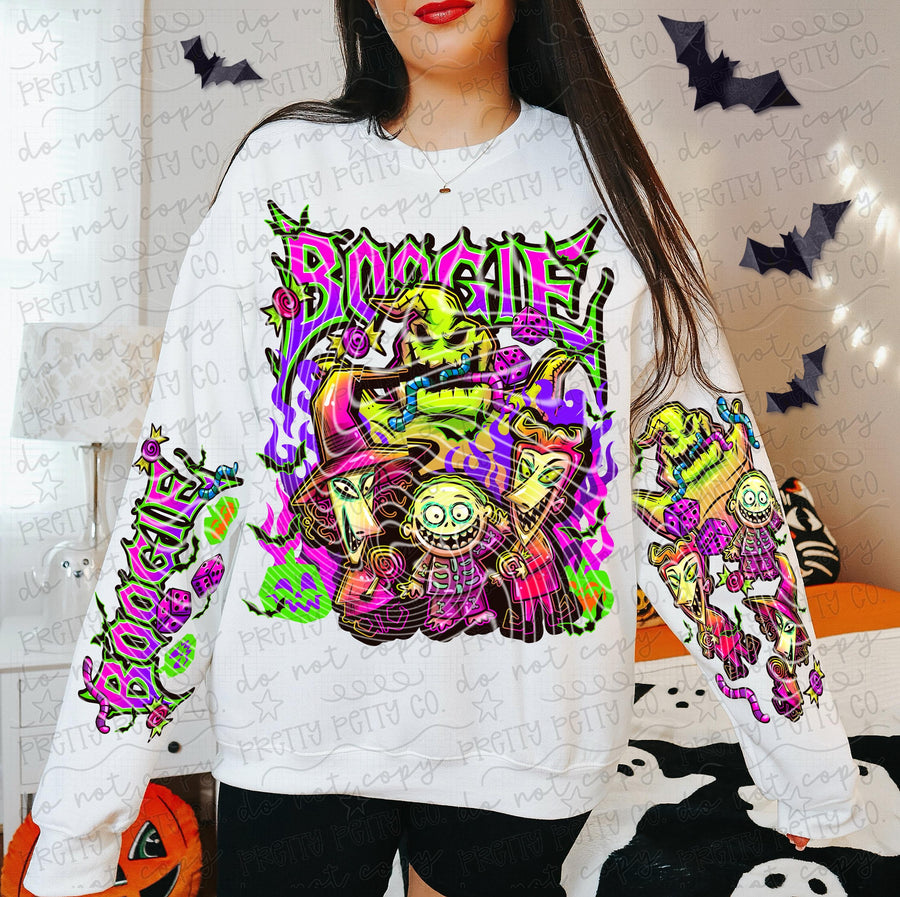 Boogie Spooky Graphic Tee | Creepy Cute Horror Shirt | Retro Gothic Apparel - Pretty Petty Co