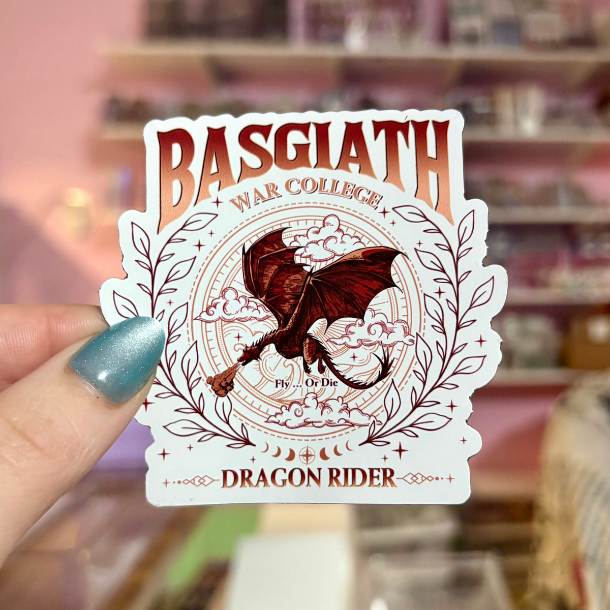 Fourth Wing Inspired Basgiath War College Magnet