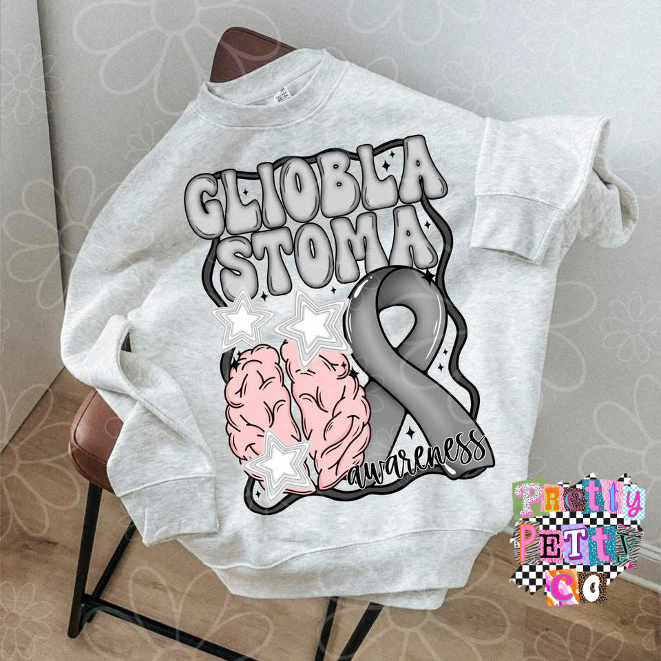 Glioblastoma Awareness Tee | Brain Cancer Support Shirt | GBM Awareness Shirt - Pretty Petty Co
