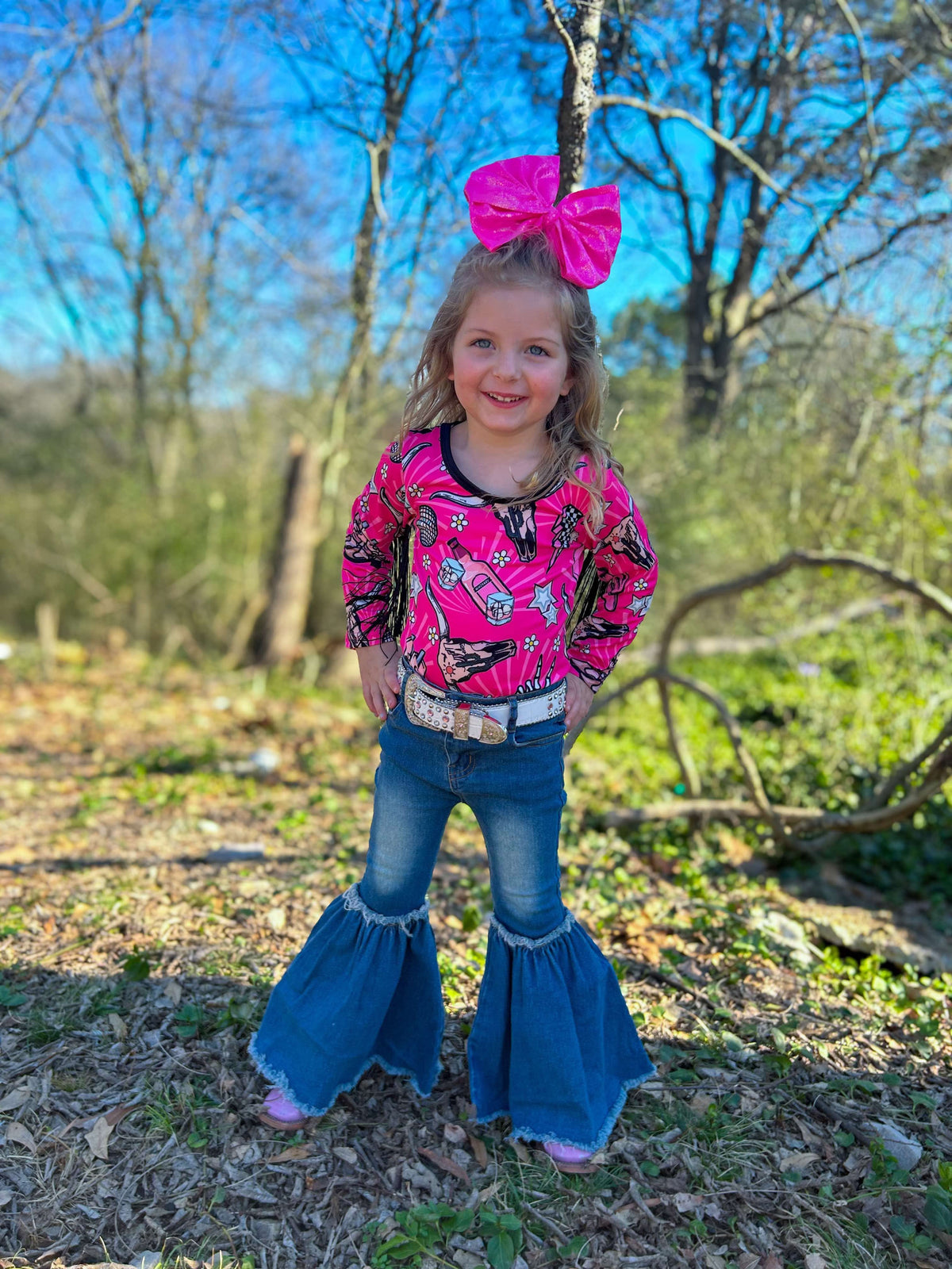 Pink Steerhead Belt - Pretty Petty Co