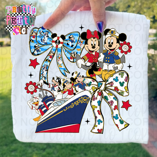 Favorite Mouse Cruise Coquette Tee – Fun Cartoon Shirt